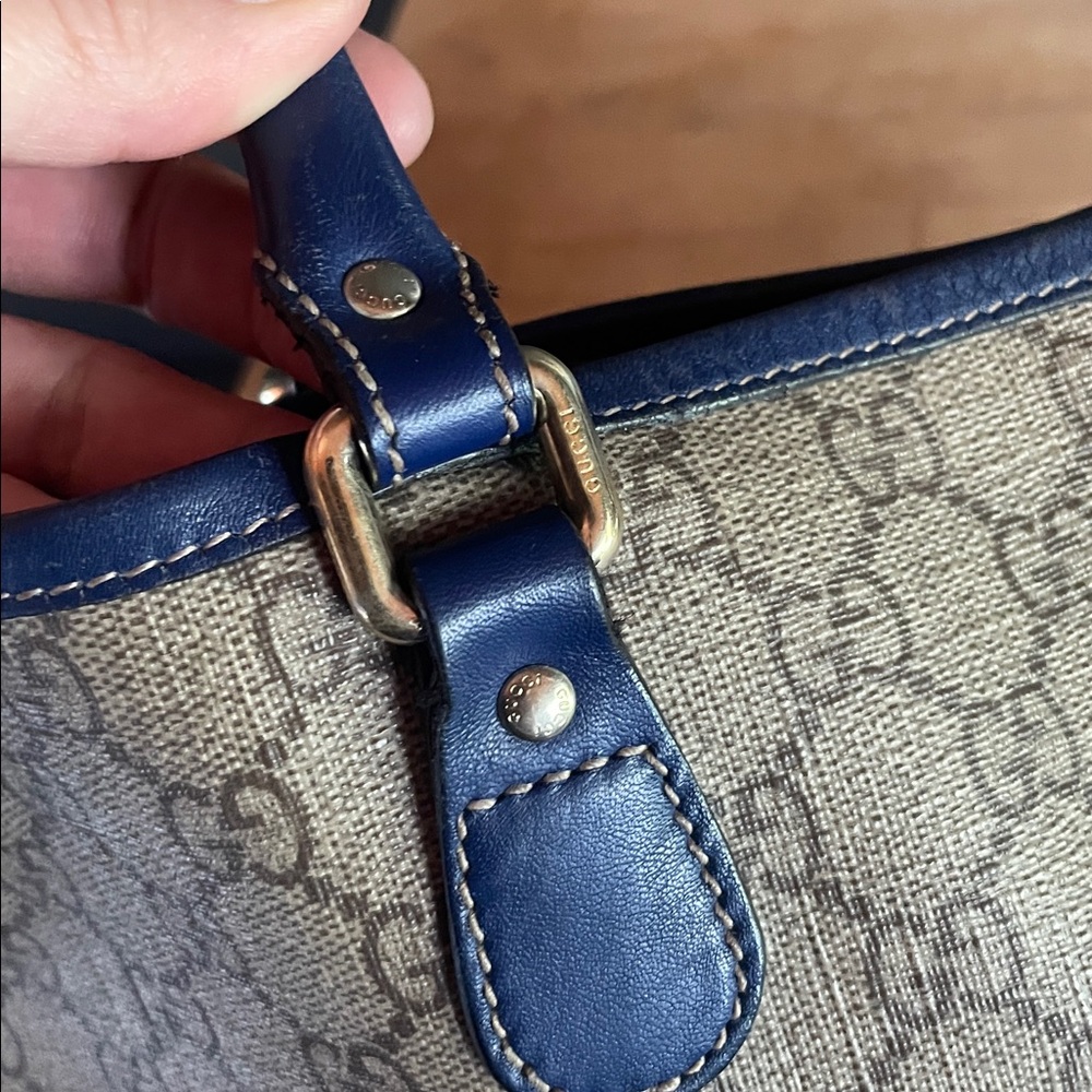FOR CP ONLY! Gucci GG Monogram UNICEF Joy Patriotic American Flag Tote USA! - Picture 5 of 16